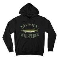 Musky Muskellunge Fish Illustration Art Fishing Angler Gear  Tall Hoodie