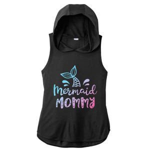 Mermaid Mommy Funny Women Mom Mama Family Matching Birthday Ladies PosiCharge Tri-Blend Wicking Draft Hoodie Tank