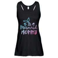 Mermaid Mommy Funny Women Mom Mama Family Matching Birthday Ladies Essential Flowy Tank