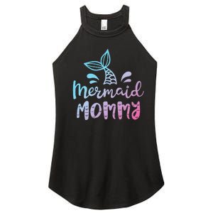 Mermaid Mommy Funny Women Mom Mama Family Matching Birthday Women's Perfect Tri Rocker Tank