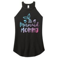 Mermaid Mommy Funny Women Mom Mama Family Matching Birthday Women's Perfect Tri Rocker Tank