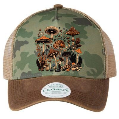 Mushroom Mycology Fungi Foraging Mushroom Whisperer Legacy Tie Dye Trucker Hat