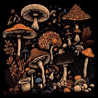 Mushroom Mycology Fungi Foraging Mushroom Whisperer Tall T-Shirt