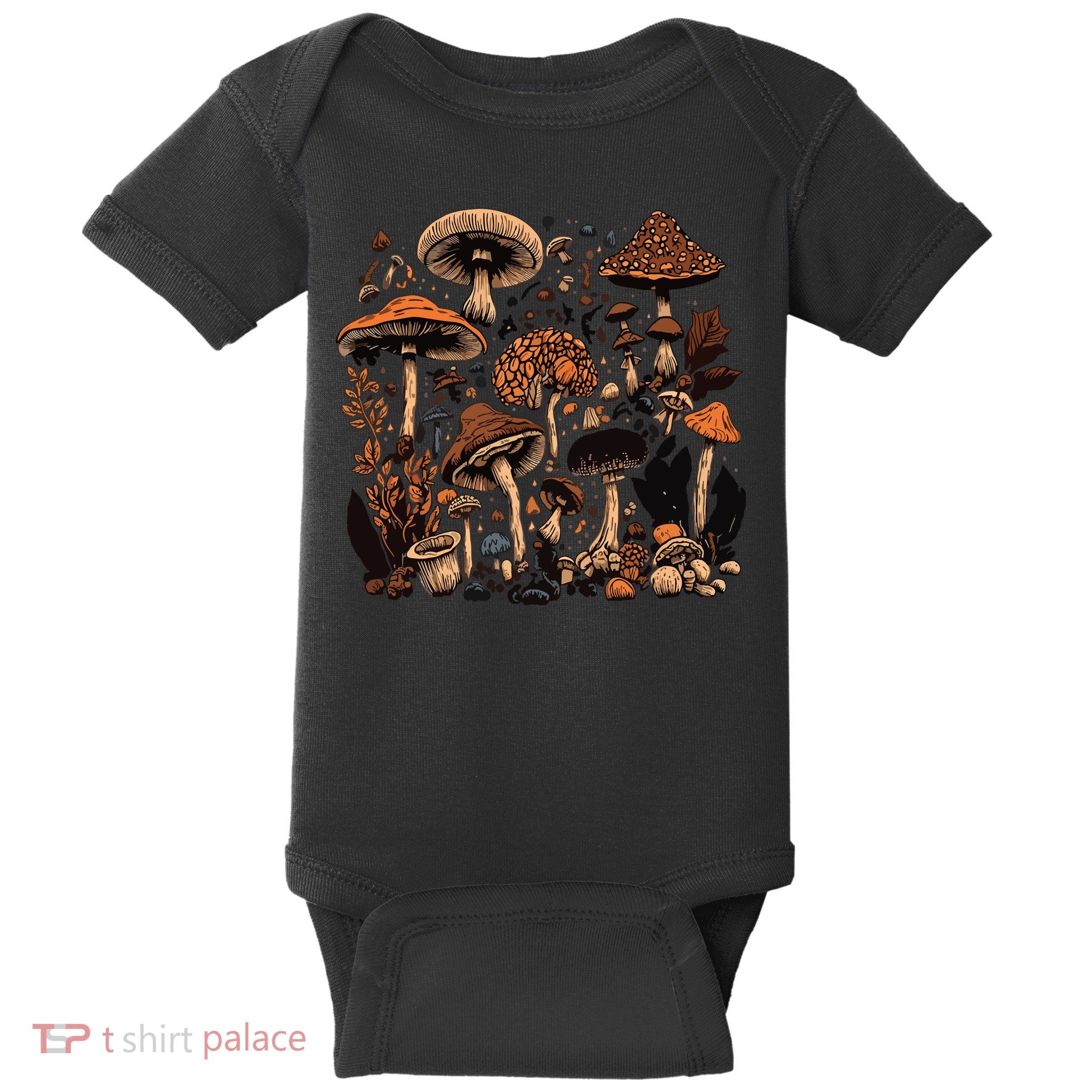 Mushroom Mycology Fungi Foraging Mushroom Whisperer Baby Bodysuit