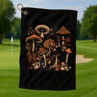 Mushroom Mycology Fungi Foraging Mushroom Whisperer Golf Towel