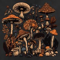 Mushroom Mycology Fungi Foraging Mushroom Whisperer Golf Towel