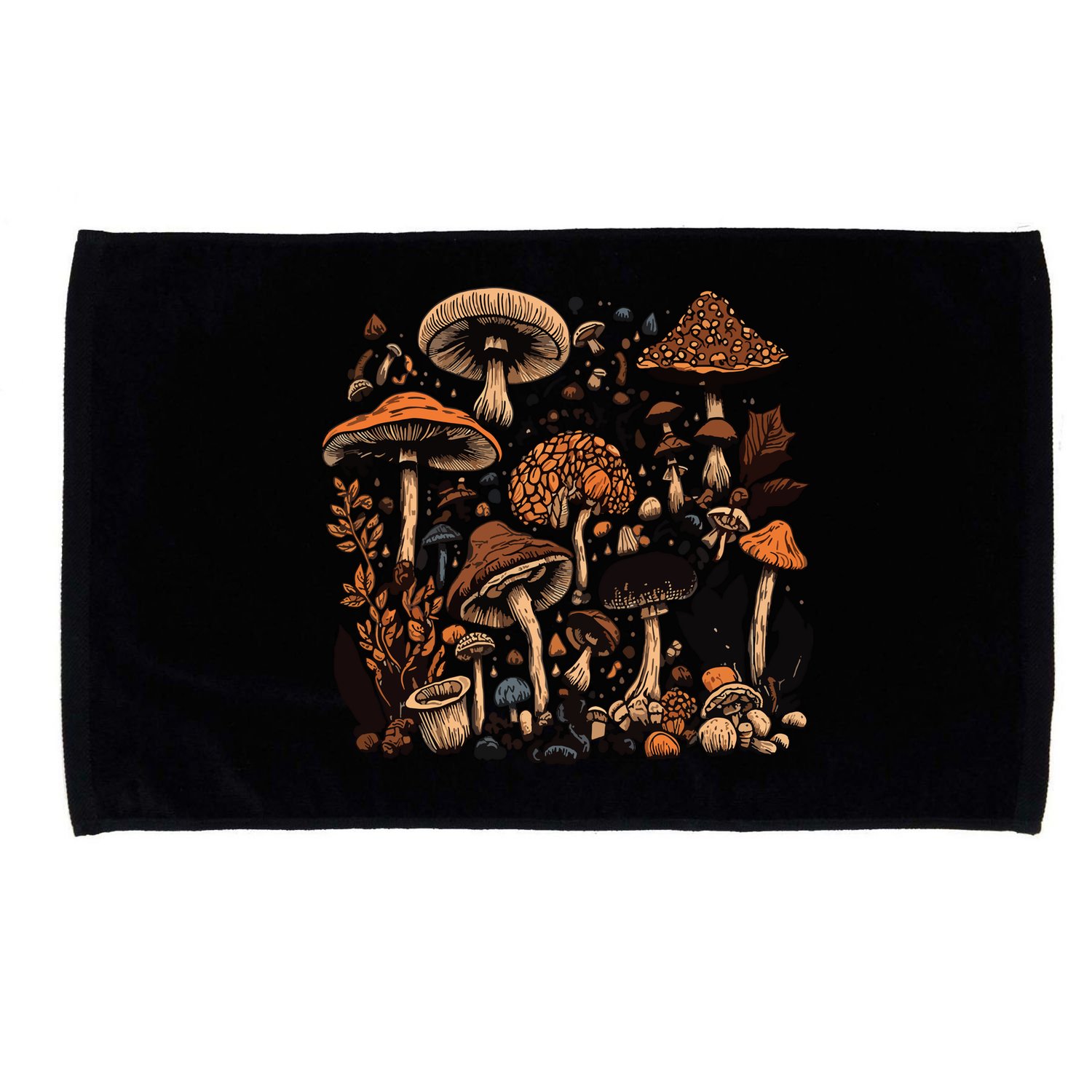 Mushroom Mycology Fungi Foraging Mushroom Whisperer Microfiber Hand Towel