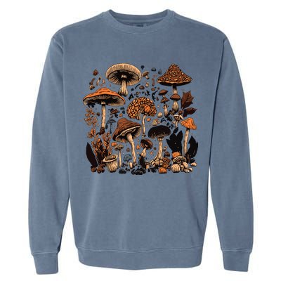 Mushroom Mycology Fungi Foraging Mushroom Whisperer Garment-Dyed Sweatshirt