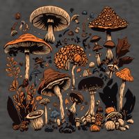 Mushroom Mycology Fungi Foraging Mushroom Whisperer Vector Backpack