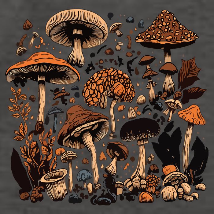 Mushroom Mycology Fungi Foraging Mushroom Whisperer Vector Backpack