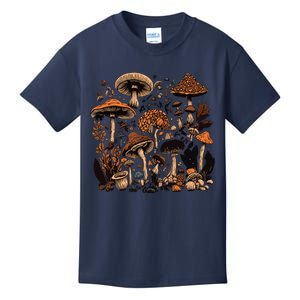 Mushroom Mycology Fungi Foraging Mushroom Whisperer Kids T-Shirt