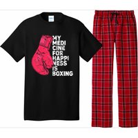 My Medicine For Happiness Combat Sports Boxer Boxing Pajama Set