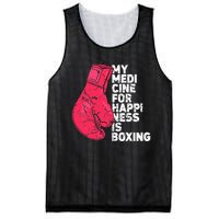 My Medicine For Happiness Combat Sports Boxer Boxing Mesh Reversible Basketball Jersey Tank