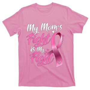 My Moms Fight Is My Fight Breast Cancer Awareness T-Shirt