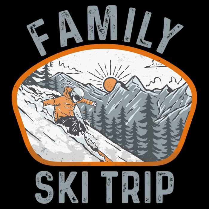 Mountains Matching Family Vacation 2025 Family Ski Trip Cooling Performance Crew T-Shirt