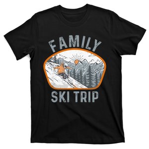 Mountains Matching Family Vacation 2025 Family Ski Trip T-Shirt