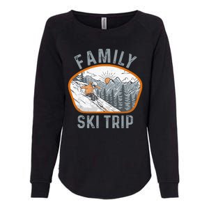 Mountains Matching Family Vacation 2025 Family Ski Trip Womens California Wash Sweatshirt