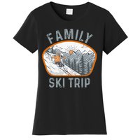 Mountains Matching Family Vacation 2025 Family Ski Trip Women's T-Shirt