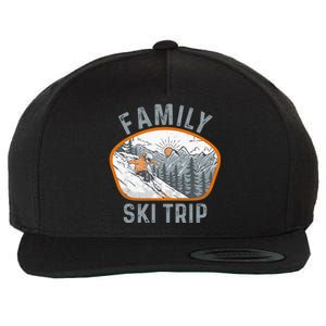 Mountains Matching Family Vacation 2025 Family Ski Trip Wool Snapback Cap