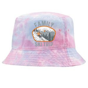 Mountains Matching Family Vacation 2025 Family Ski Trip Tie-Dyed Bucket Hat