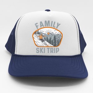 Mountains Matching Family Vacation 2025 Family Ski Trip Trucker Hat