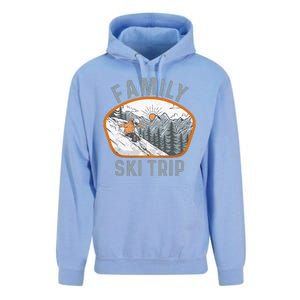 Mountains Matching Family Vacation 2025 Family Ski Trip Unisex Surf Hoodie