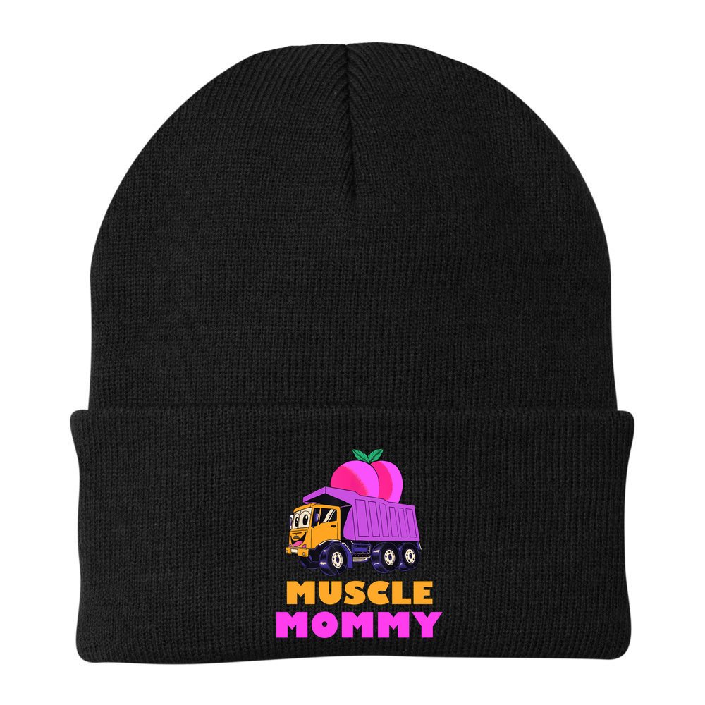Muscle Mommy Funny Dumptruck Beanie