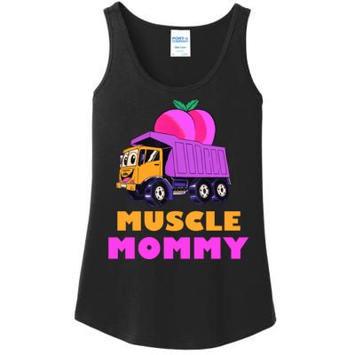 Muscle Mommy Funny Dumptruck Ladies Essential Tank