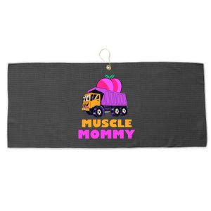 Muscle Mommy Funny Dumptruck Large Microfiber Waffle Golf Towel