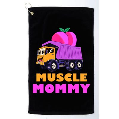 Muscle Mommy Funny Dumptruck Golf Towel