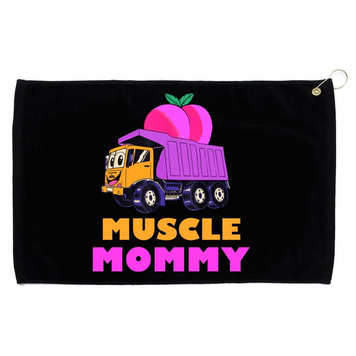 Muscle Mommy Funny Dumptruck Grommeted Golf Towel