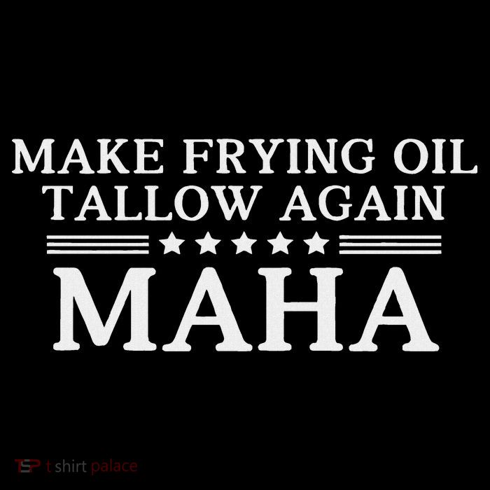 Maha Make Frying Oil Tallow Again Quit Seed Oils Rfk Trump Cooling Performance Long Sleeve Crew