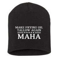Maha Make Frying Oil Tallow Again Quit Seed Oils Rfk Trump Short Acrylic Beanie