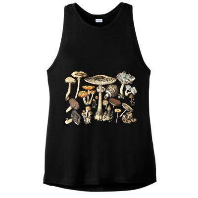 Mushroom Mycology Fungi Foraging Mushroom Whisperer Ladies PosiCharge Tri-Blend Wicking Tank