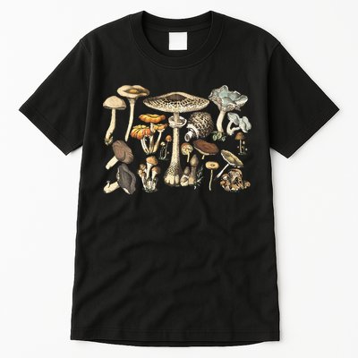 Mushroom Mycology Fungi Foraging Mushroom Whisperer Tall T-Shirt