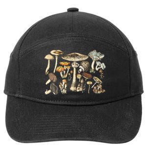 Mushroom Mycology Fungi Foraging Mushroom Whisperer 7-Panel Snapback Hat