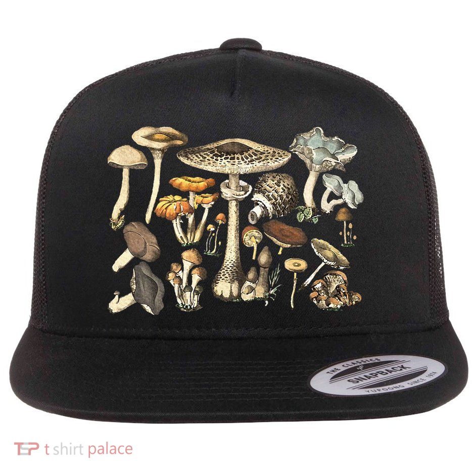 Mushroom Mycology Fungi Foraging Mushroom Whisperer Flatbill Hat