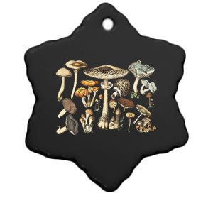 Mushroom Mycology Fungi Foraging Mushroom Whisperer Ceramic Star Ornament