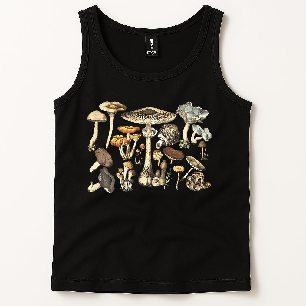Mushroom Mycology Fungi Foraging Mushroom Whisperer Tank Top