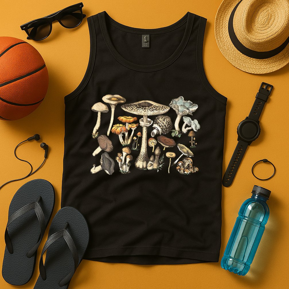 Mushroom Mycology Fungi Foraging Mushroom Whisperer Tank Top