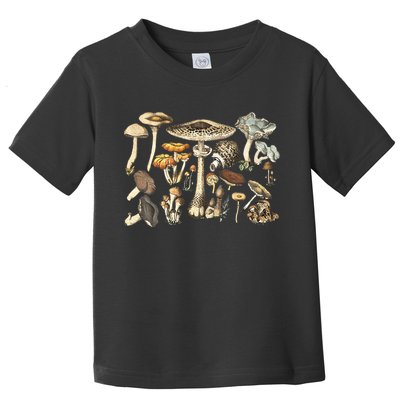 Mushroom Mycology Fungi Foraging Mushroom Whisperer Toddler T-Shirt