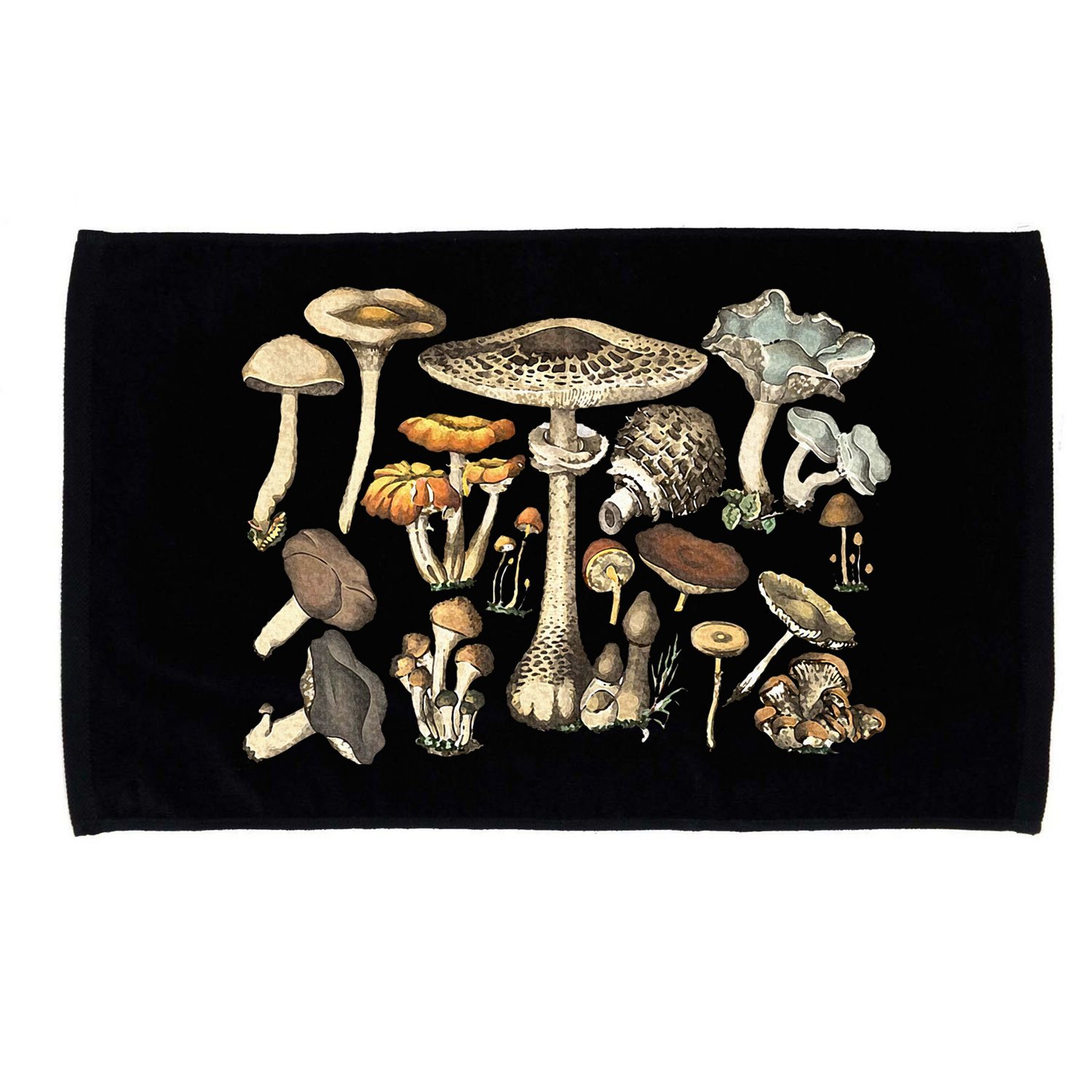 Mushroom Mycology Fungi Foraging Mushroom Whisperer Microfiber Hand Towel