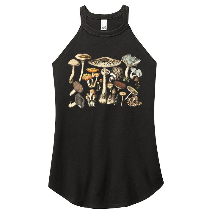 Mushroom Mycology Fungi Foraging Mushroom Whisperer Women's Perfect Tri Rocker Tank