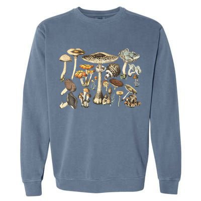 Mushroom Mycology Fungi Foraging Mushroom Whisperer Garment-Dyed Sweatshirt