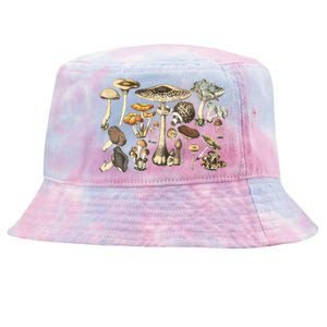 Mushroom Mycology Fungi Foraging Mushroom Whisperer Tie-Dyed Bucket Hat