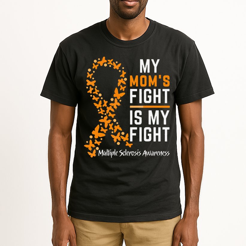 My Moms Fight is My Fight Multiple Sclerosis Awareness Tall T-Shirt