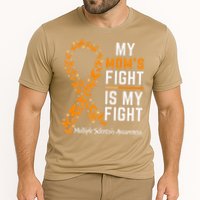 My Moms Fight is My Fight Multiple Sclerosis Awareness Cooling Performance Crew T-Shirt