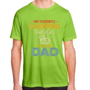 Men My Favorite Camping Buddies Call Me Dad Fathers Day Funny Adult ChromaSoft Performance T-Shirt