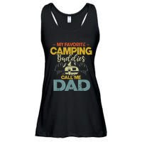 Men My Favorite Camping Buddies Call Me Dad Fathers Day Funny Ladies Essential Flowy Tank