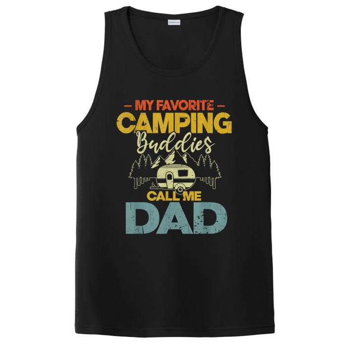 Men My Favorite Camping Buddies Call Me Dad Fathers Day Funny PosiCharge Competitor Tank